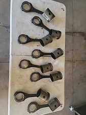 1937-1948 Cadillac 322 CI 8-Cylinder Piston Connecting Rods And Pistons 