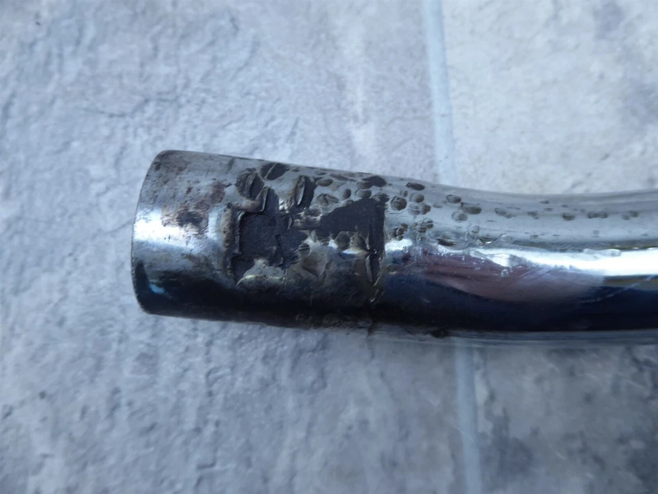 Triumph T140 Bonneville 750 S319-2 1973. tubo de escape derecho recambio Foto 2 de 4