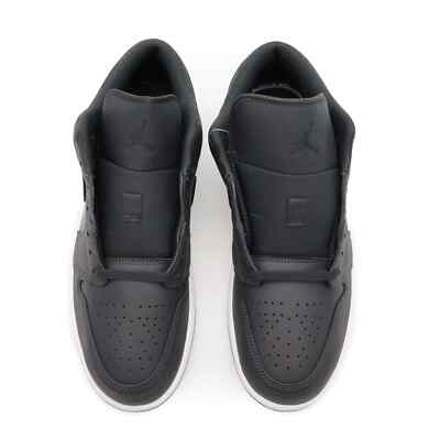 FB9907-001 Nike Air Jordan 1 Low Black Elephant Off Noir Dark
