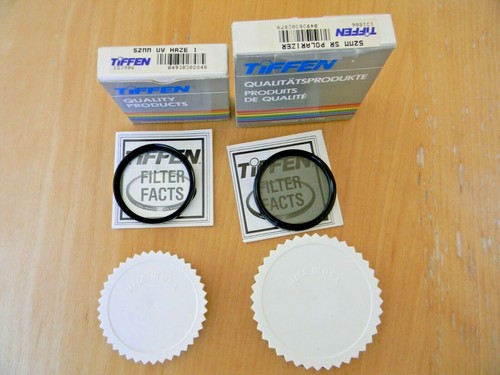 Tiffen 52mm UV Haze 1 & SR Polarizer USA Filters - Excellent Plus - Picture 3 of 8