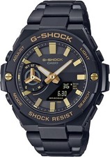 CASIO G-SHOCK GST-B500BD-1A9JF G-STEEL Bluetooth Black x Gold Solar Watch Men