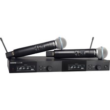 Slxd24d/b58 2-ch Digital Vocal System With Beta 58 Mic Capsule, H55: 514-558mhz
