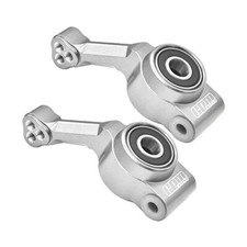 GPM Alum 7075 Alloy Rear Stub Axle Carriers Silver : 1/10 4X4 Slash/Rustler/Hoss