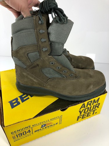 USMC Belleville Tactical, Steel Toe Combat Boots Made in USA Size 12.5R - Picture 4 of 7