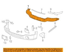 GM OEM 03-07 Sierra 1500 Classic Front Bumper Bumper Components-Bumper 15098990