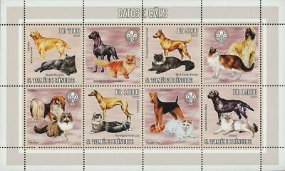 Dogs Cats Stamp Scouts Labrador Retriever Gold British Shorthair