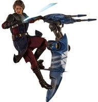 "Star Wars The Clone Wars Anakin Skywalker & Stap 1/6 Action Figure 12\" Hot Toys"