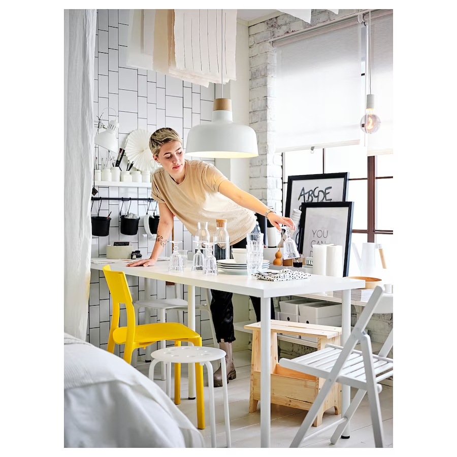 Ikea LAGKAPTEN Tabletop Fiberboard white 78 3/4x23 5/8 