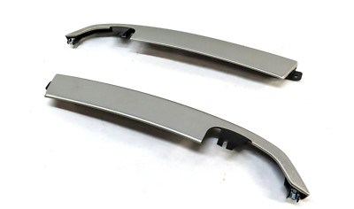2015 DISCOVERY SPORT L550 LEFT RIGHT VERTICLE CONSOLE TRIM SET BRUSHED ALUMINUM