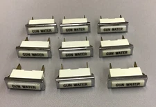 Lot Of 9 Leecraft 3100 Gun Water Indicator Light, White 125V, 1/3W  (b182)