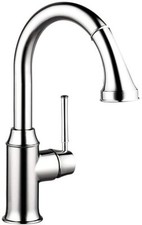 Hansgrohe 04215000 Talis C 1-Handle Pull-Down Sprayer Kitchen Faucet in Chrome