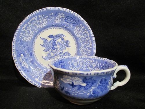 Spode Camilla Blue Cup & Saucer Made in England - Picture 2 of 3