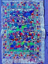 Papel Amate Village Life - Yucatan art
