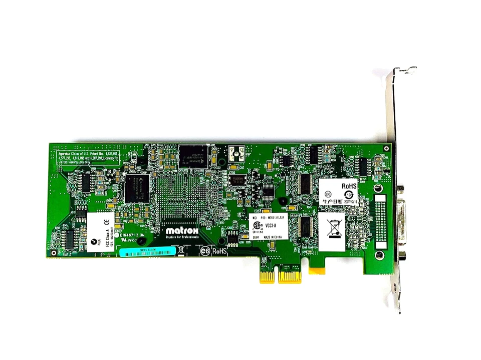 MATROX MGA P690 PCIe X16 Dual-head Professional Graphics Card MGI P69-MDDE128F - Image 4 of 4