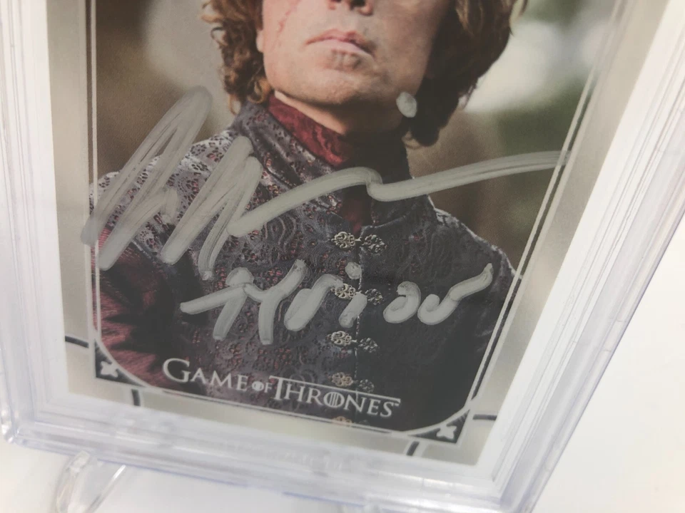 PETER DINKLAGE AUTO Signed TYRION LANNISTER #22 GAME OF THRONES GOT Card BECKETT - Image 2 of 4