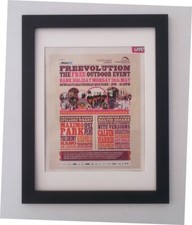 MAXIMO PARK*CALVIN HARRIS*Newcastle*2007*ORIGINAL*POSTER*AD*FRAMED*FAST SHIPPING