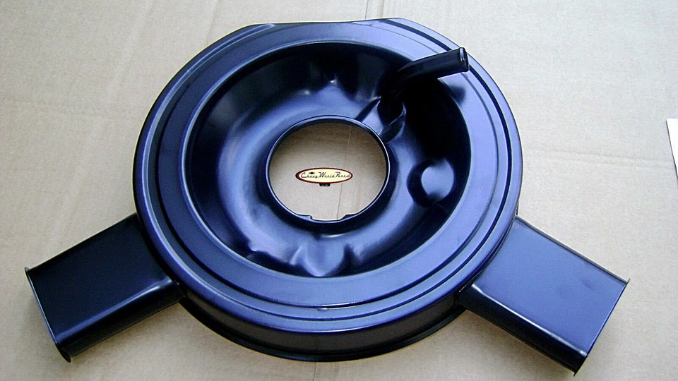 LIMPIADOR DE AIRE CHEVY 70 - 72 CAMARO Z28 DOBLE SNORKEL CON TAPA CROMADA Foto 3 de 4