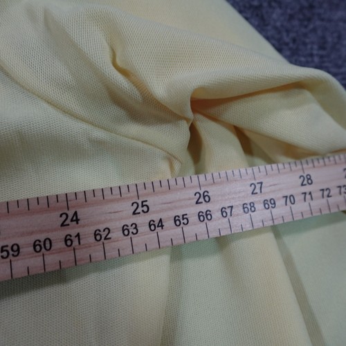 Vintage 70s Arrow Knits Shirt Mens 17 33 Yellow Dagger Collar Disco Button 13546 - Picture 7 of 9