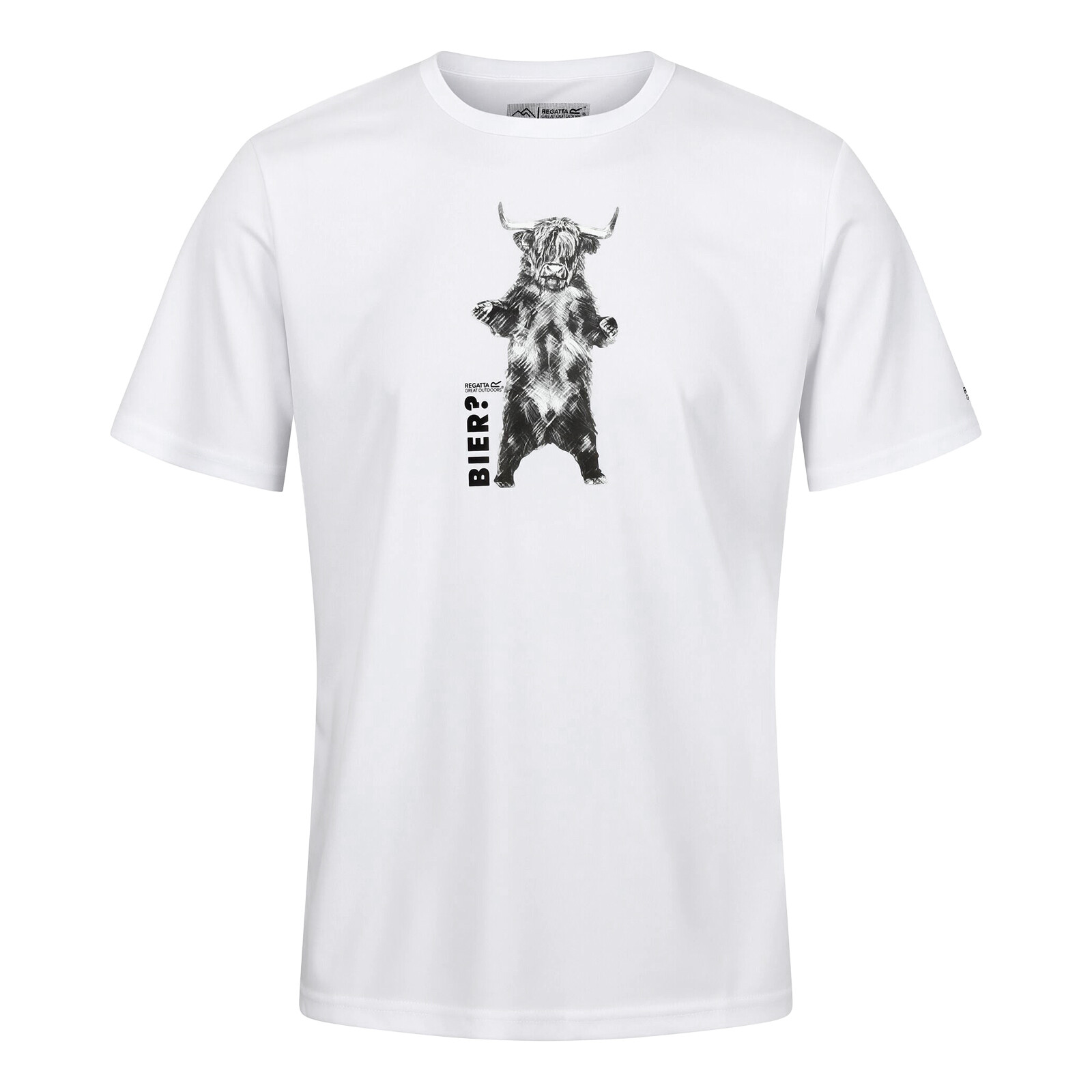 Футболка Regatta Herren функциональная футболка Kurzarmshirt слоган Fingal III 2890₽
