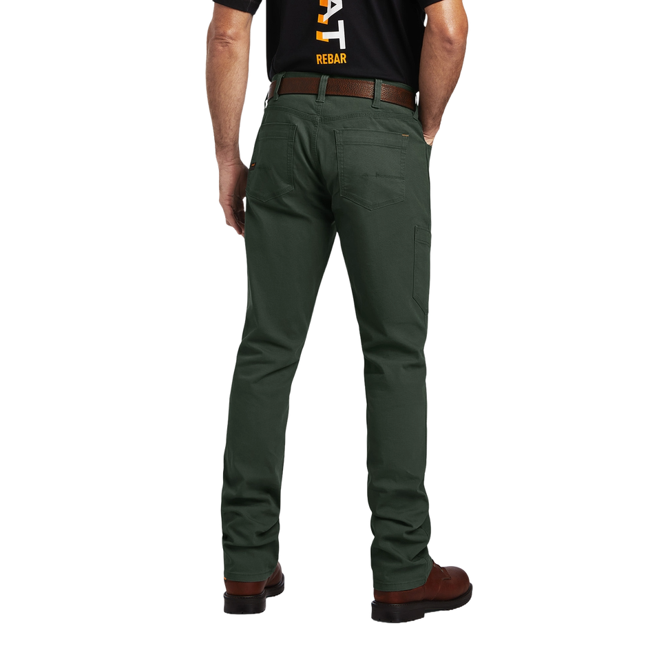 Ariat® Men's Rebar M4 Relaxed DuraStretch™ Deep Forest Jeans 10041085