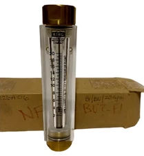 King Instrument Company 7510126A06 Flow meter 2-20 GPM Brass Fitting