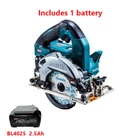 Makita HS006GZ 40v Cordless Circular Saw 125mm Bluetooth Linked with 1 battery