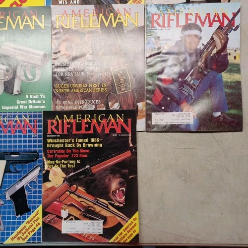 LOT of 10 American Rifleman Magazine 1985 Nostalgic VINTAGE Guns Books Firearms - Picture 2 of 11