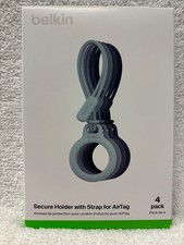 Belkin Apple AirTag Secure Holder w/Strap - Blue Gradient 4 Pack Brand New