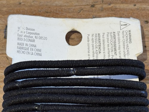 SCUNCI Hair Bands NO DAMAGE 32-Piece BLACK New Old Stock - Picture 5 of 5