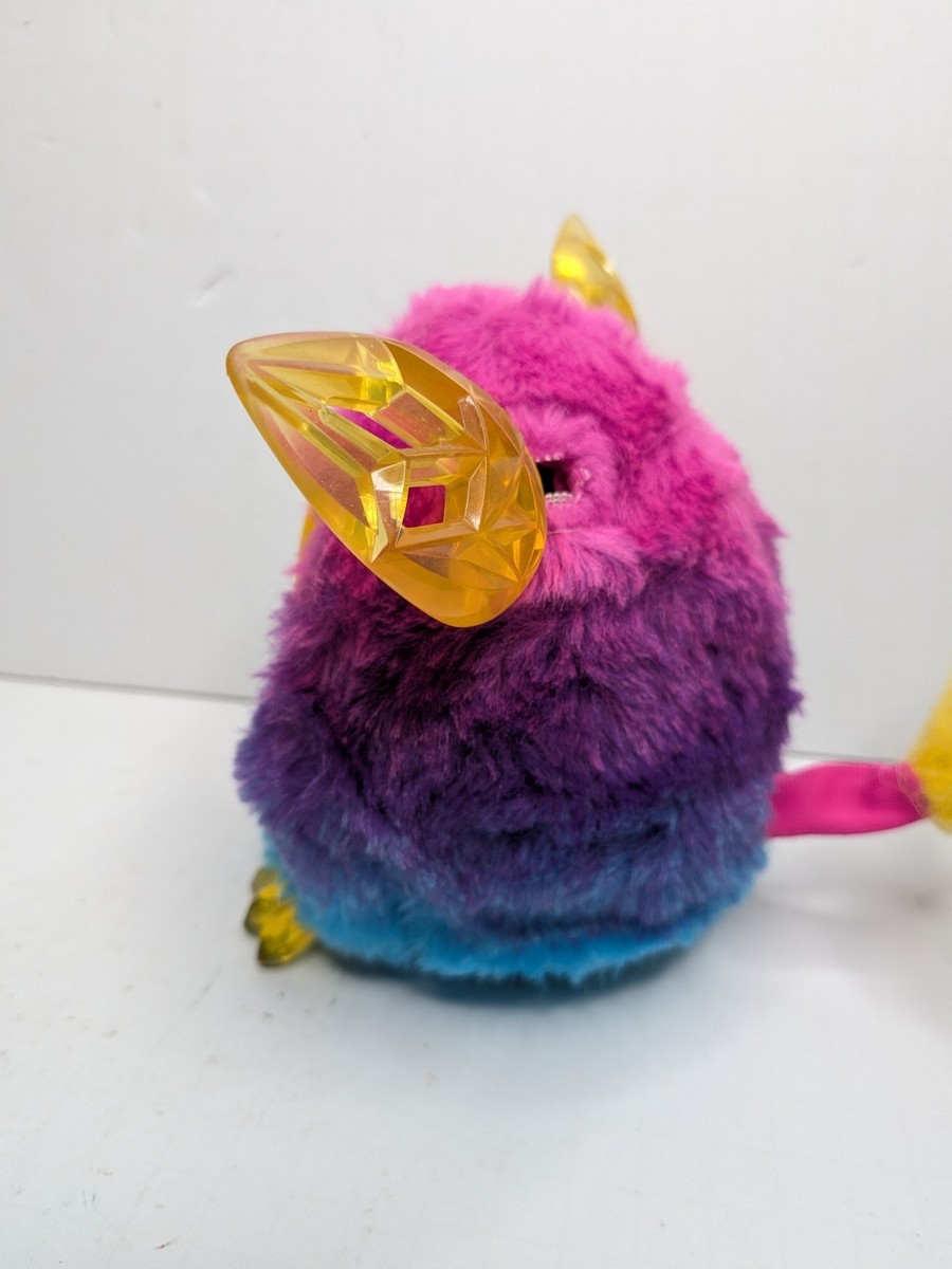 Furby Boom Crystal Series Pink Blue Electronic Talking Pet Ages 6+