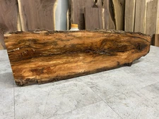 Super Rustic Live Edge Wild Apple Slab/Figured Wormy Apple/Kiln Dried Live Edge