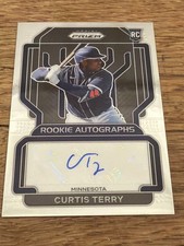 Curtis Terry Rookie Autographed Baseball Card. rookie card picture