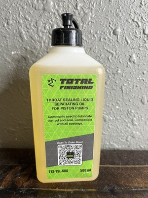 Total Finishing Solutions Throat Sealing Liquid TSL 500ml Pump Lubricant New