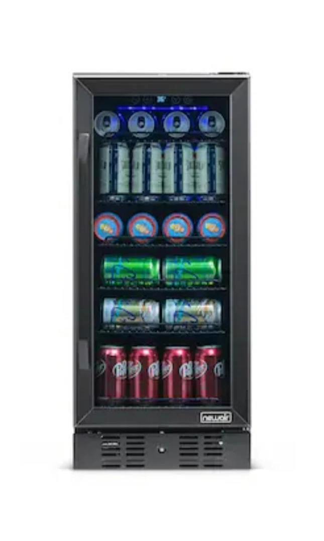 NewAir 14.8in Beverage Cooler - 96 Can Capacity - Black - Built-in/Freestanding
Opens in a new windo