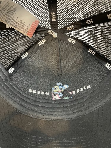 Usado en Excelente Condición Mickey Mouse Neff Disney Gorra de Malla Sombrero Oficial Disney Snap Back Osfa - Imagen 8 de 12