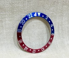 Replacement Bezel Insert for Rolex GMT MASTER 1675 PEPSI JUBILEE AFTERMARKET