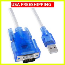 USB 2.0 to Serial DB-9 RS232 Adapter, Windows 7/8/10/11/32/64/XP/RS232 to USB...