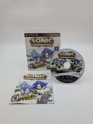 Sonic Generations (Sony PlayStation 3 PS3, 2011) Complete CIB