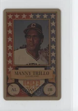 1983 Perma-Graphics/Topps Credit Cards All-Stars Gold Manny Trillo #150-ASN8307