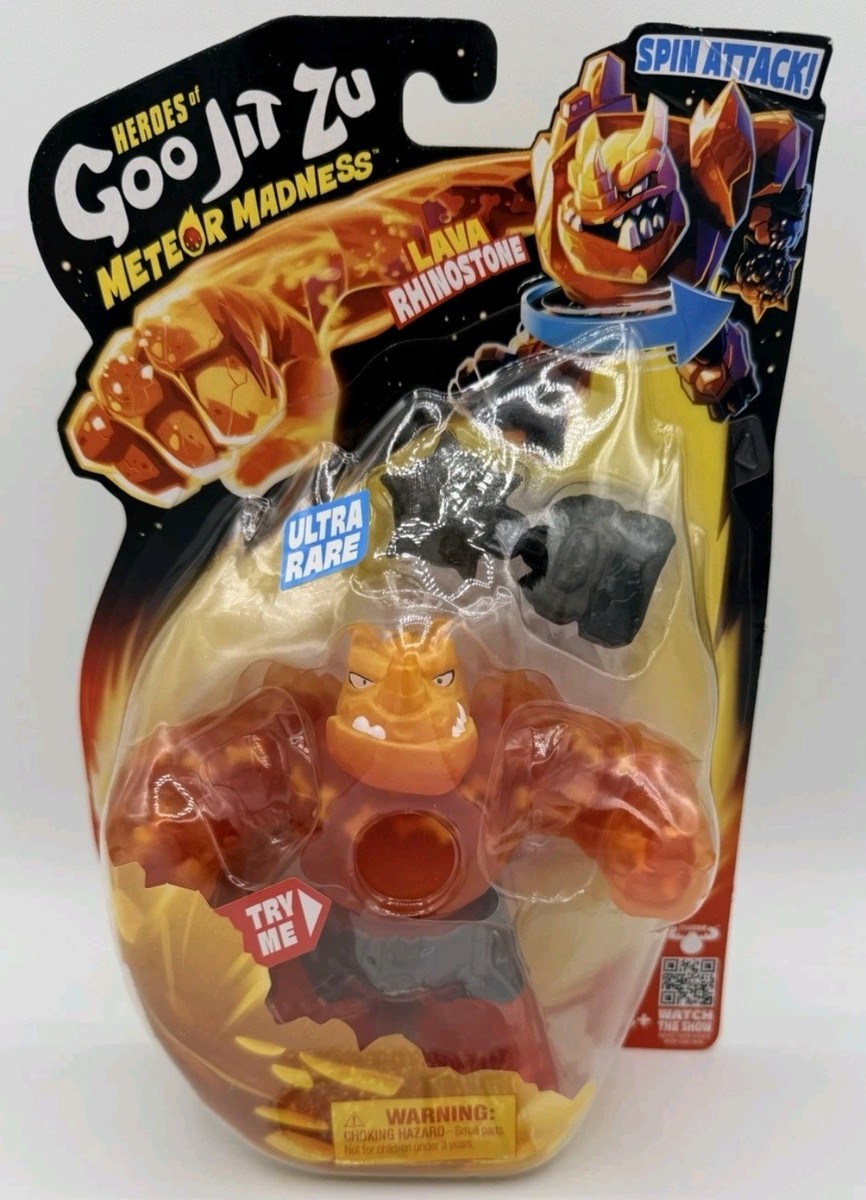 Goo Jit Zu Meteor Madness Ultra Rare Lava Rhinostone | eBay