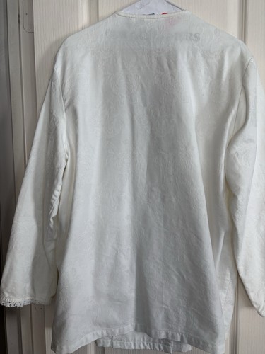 Top pigiama Queen Anne’s Lace di Eileen West VINTAGE raro da trovare taglia L. �� - Foto 5 di 12