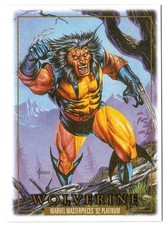 2024 UD SkyBox Marvel Masterpieces ’92 Platinum Canvas Parallel WOLVERINE #94