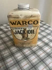 Vintage empty Quart Plastic Warco Jack Oil Can Only 1 on eBay! Lot 25-44-A