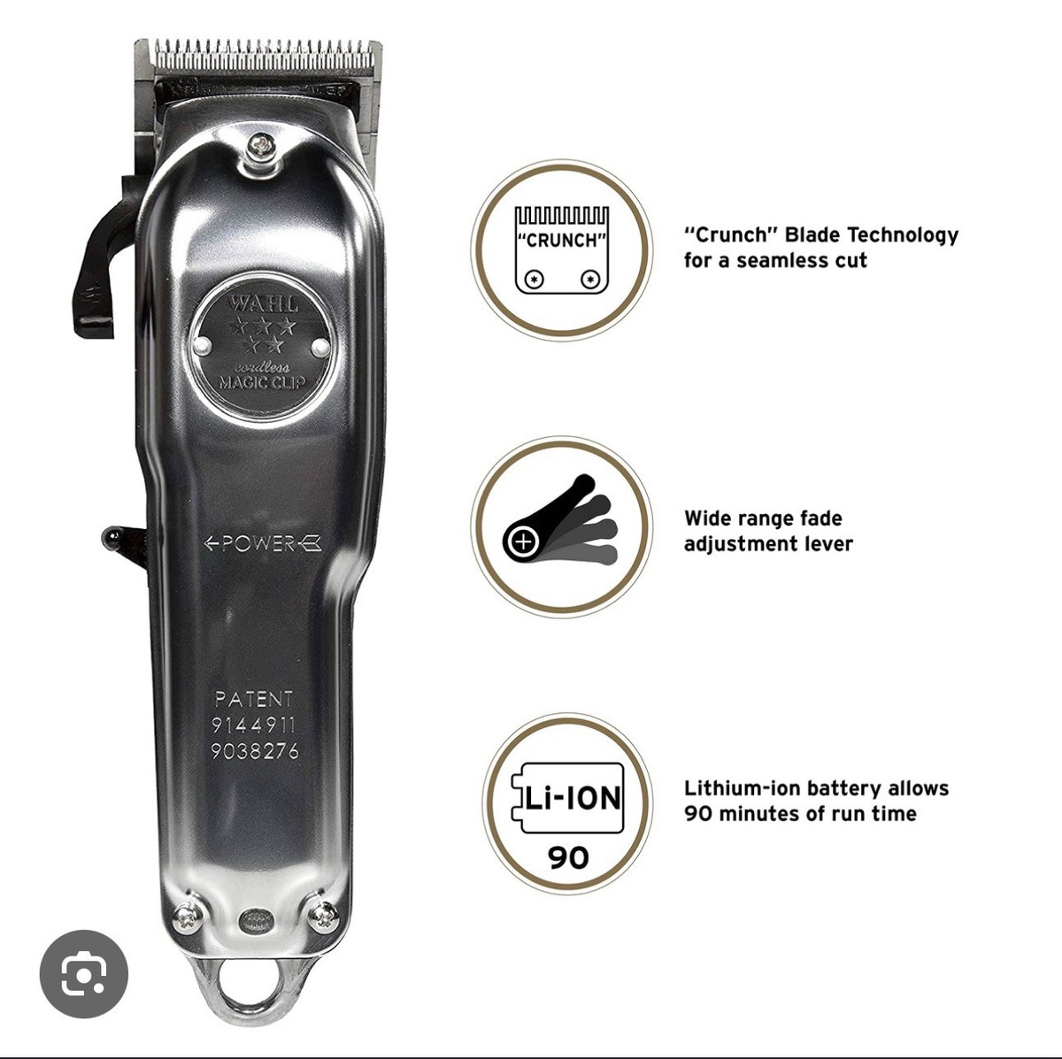 Wahl 8509 Magic Clip Metal Edition Cordless Clipper for sale