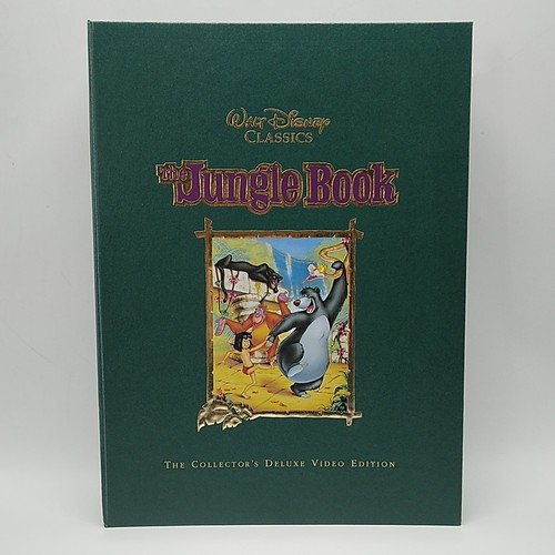 Disney The Jungle Book Deluxe Collectors Edition Video, Booklet & Lithographs - Picture 1 of 19