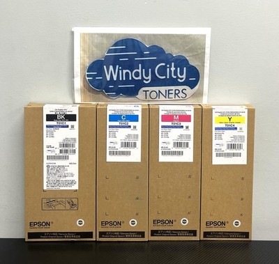 Epson T01C1 T01C2 T01C3 T01C4 KCMY Ink Set For WF-C529R C579R C579Ra Genuine NEW