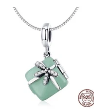 S925 Tiffany & Co. Gift Box Dangle Charm