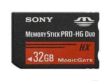 32GB Memory Stick MS PRO-HG Duo HX MagicGate MS Card adapter For . PSP Camera
