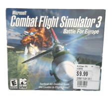 Microsoft Combat Flight Simulator 3: Battle for Europe PC, 2007 Factory Sealed