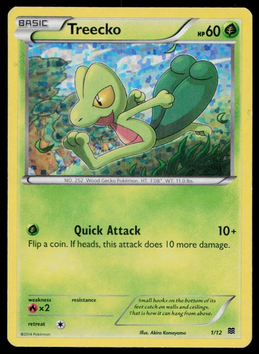 Treecko 001/012 Holo Promo McDonald's Promos 2015 Pokemon DMG
